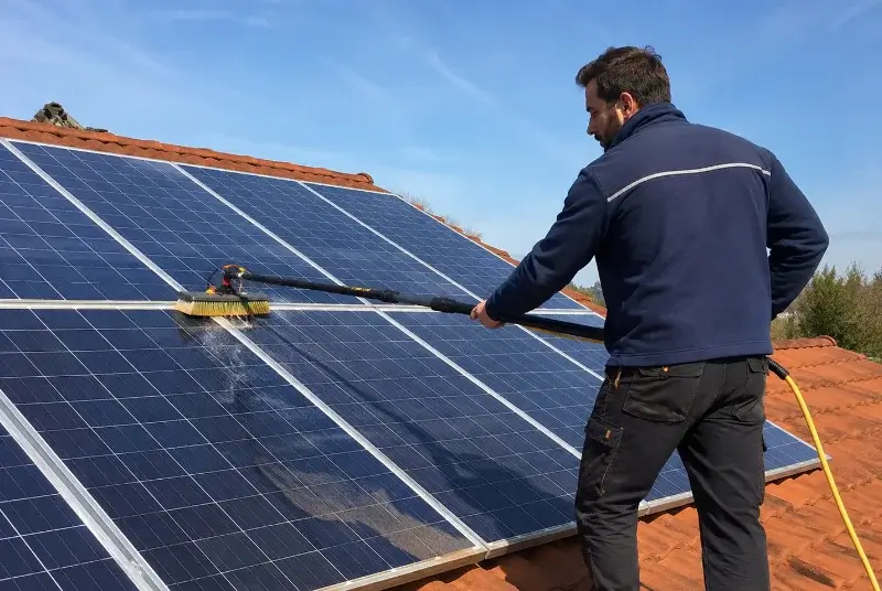 Nettoyage et entretien de panneaux solaires à Saint-Gor