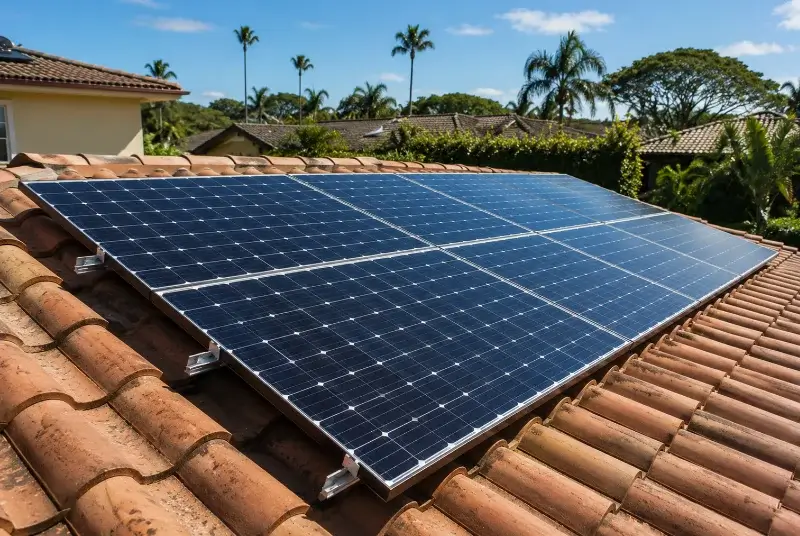 Installation de panneaux solaires à Saint-Gor